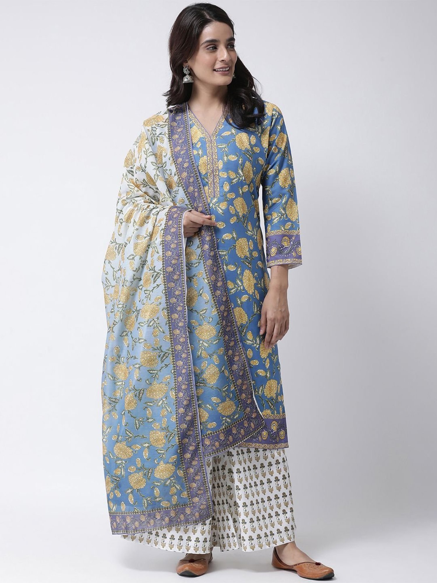 Hangup Green Printed Dupatta