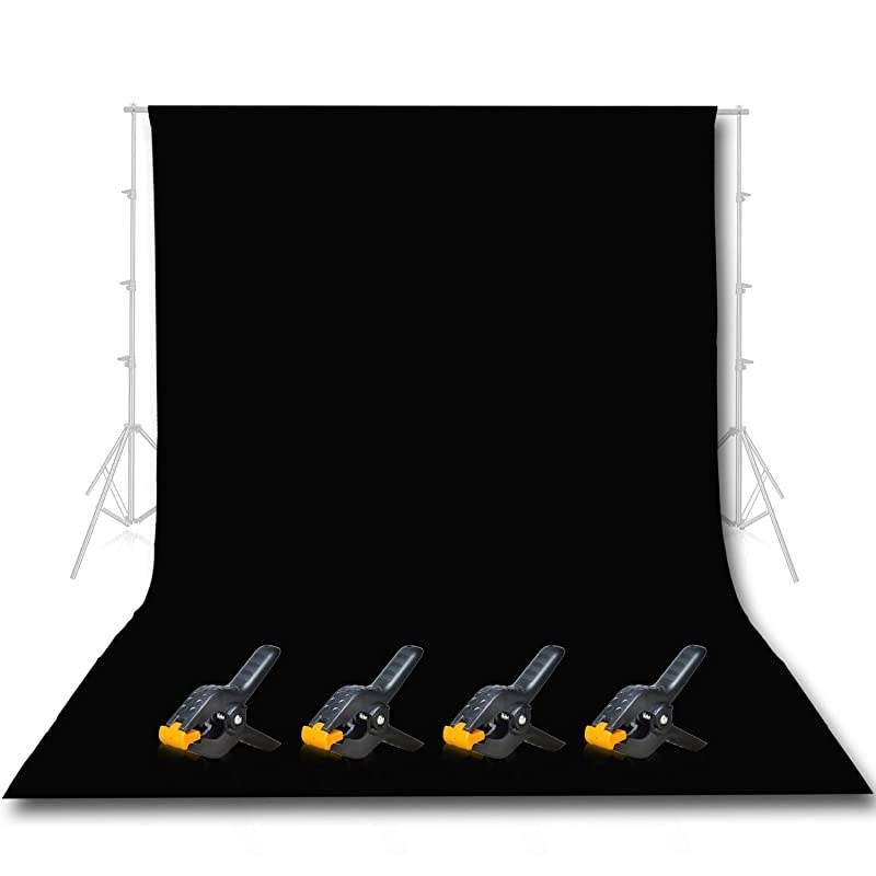 Photo Studio 10 x 12ft White Backdrop Screen, Seamless Chromakey Backdrop Muslin Background Screen for Photography
