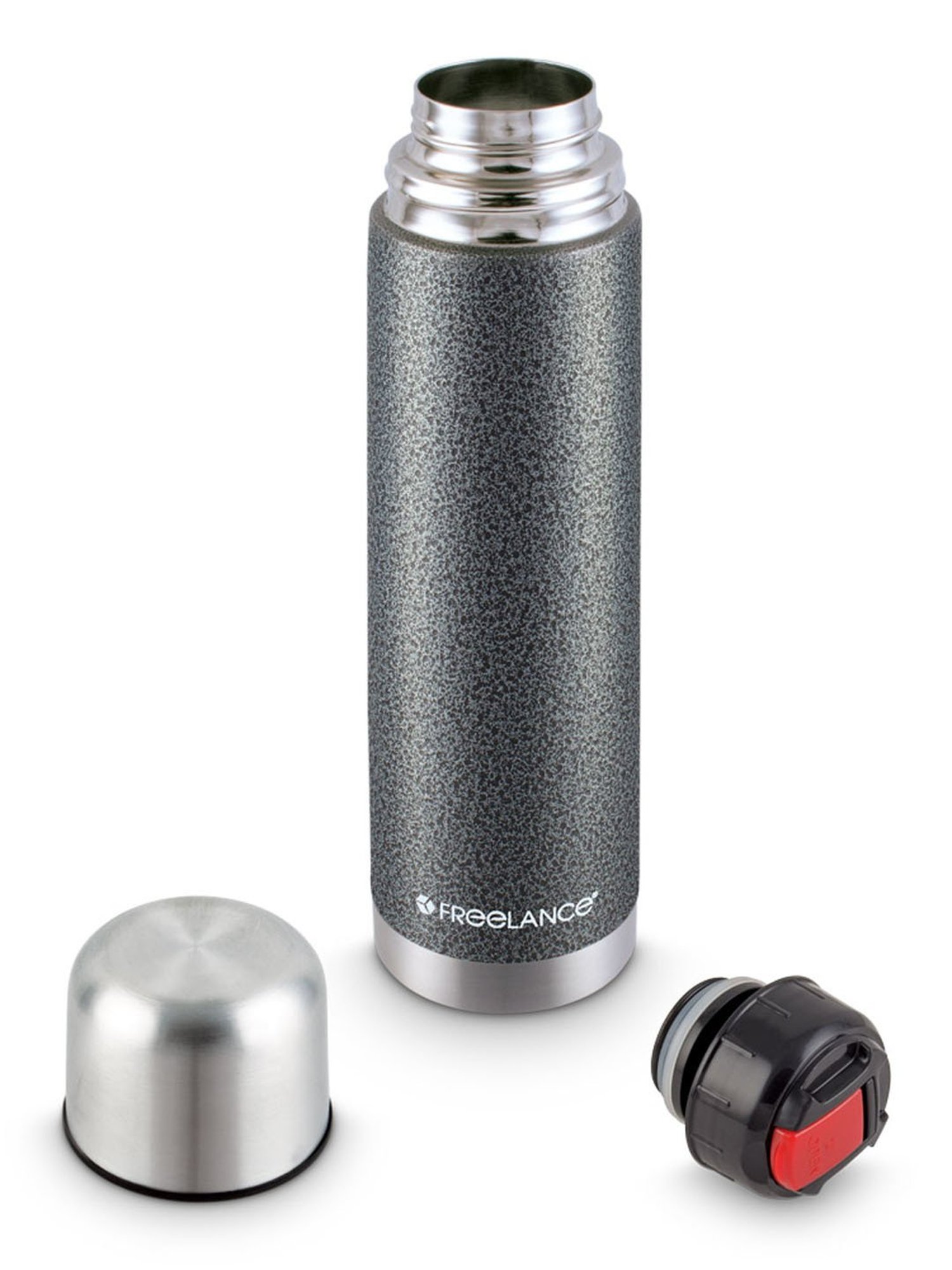 Freelance Black Stainless Steel 500 ml Vacuum Bottle