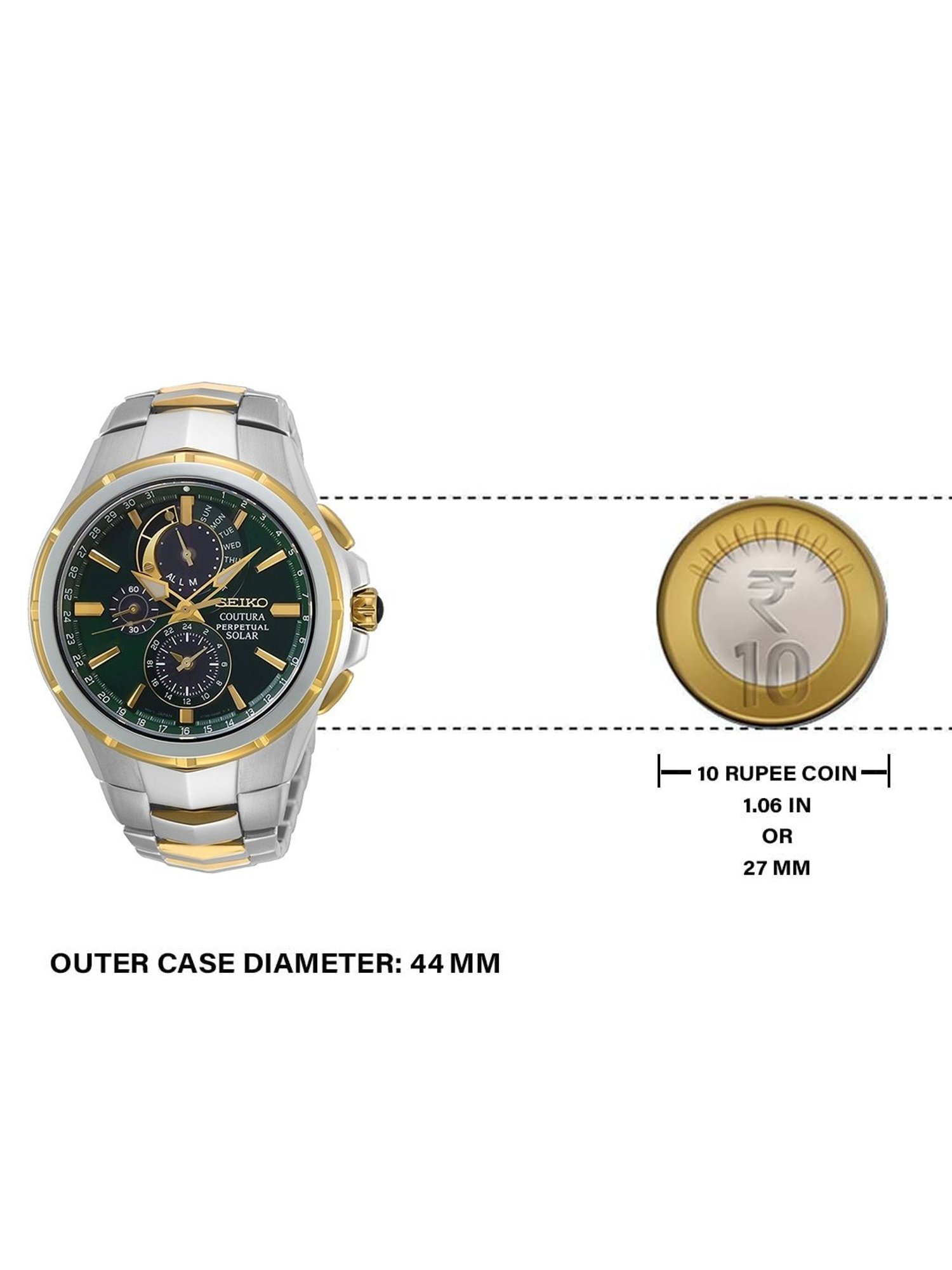 Seiko SSC764P1 Coutura Chronograph Watch for Men