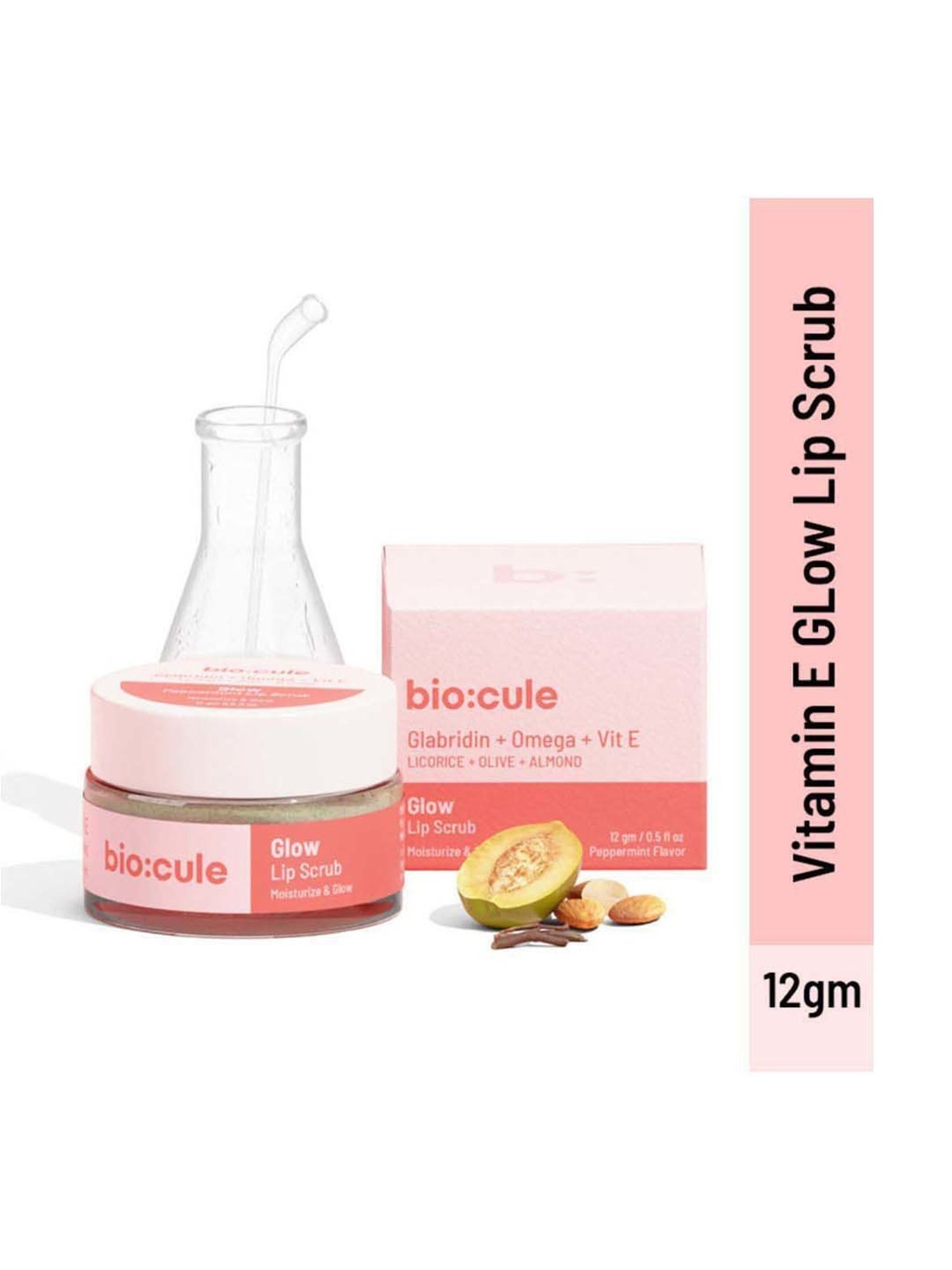 ENN Sugar Rush Nourishing Lip Scrub with Pomegranate & Vitamin E - 6 gm