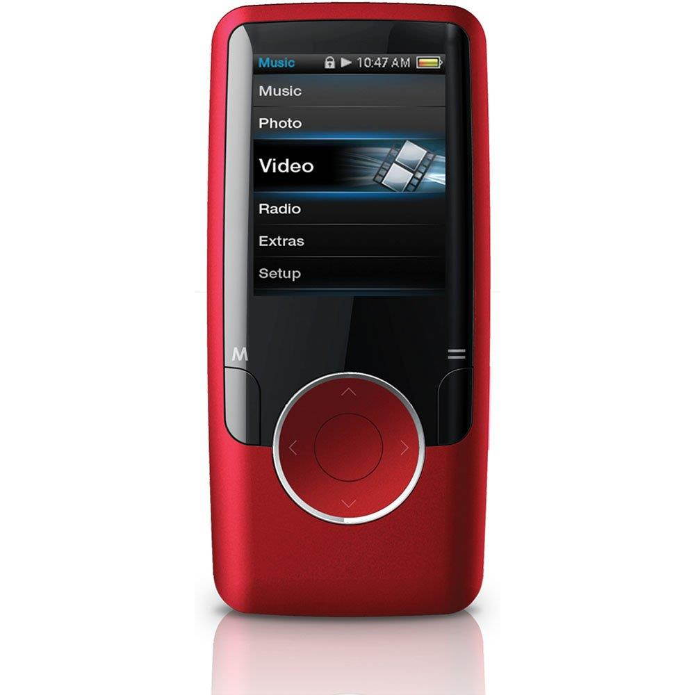 Coby MP620 4 GB Video MP3 Player with FM Radio (Red) (Discontinued by Manufacturer)