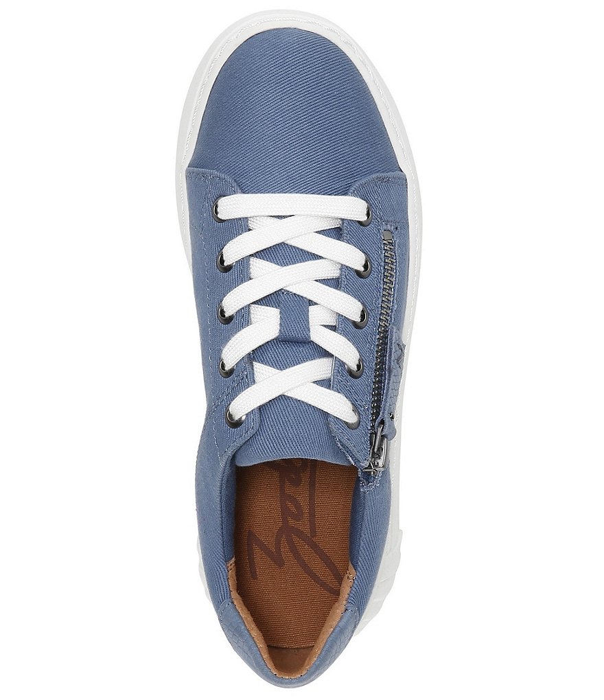 Zodiac Bardot Side Zip Fabric Platform Sneakers