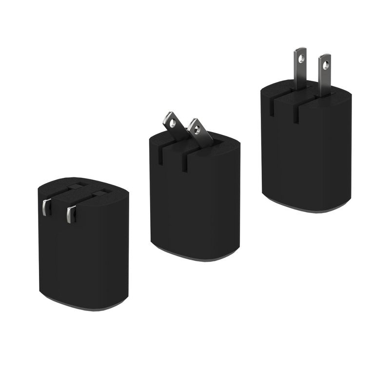 Just Wireless 1.0A/5W 1-Port USB-A Home Charger with 6ft TPU Micro USB to USB-A Cable - Black