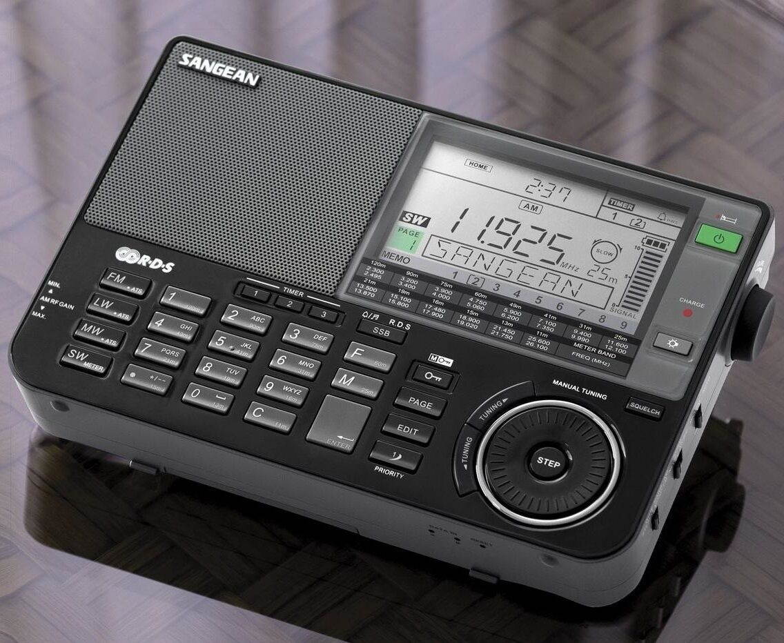 Sangean ATS-909X FM-RBDS AM FM / LW / SW World Band Receiver Radio in Black New