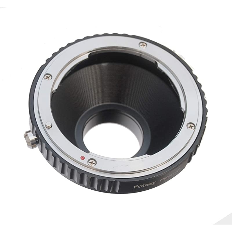 NK Lens to C Mount Adapter, Nikon F Mount Lens to 16mm Cine Mount Adapter, Compatible with Cine Movie Making System/C Mount CCTV Camera/C-Mount Microscope Cameras