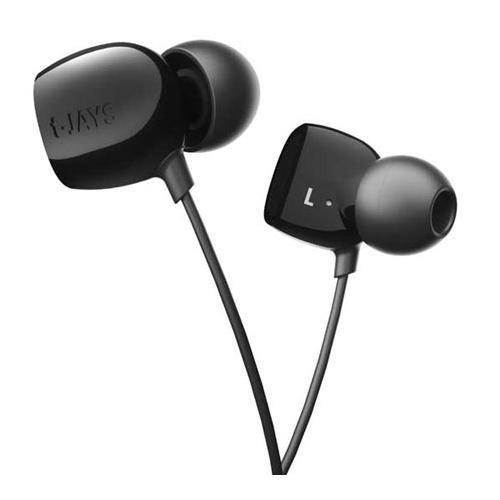 Jays t-jays Two In-Ear Earphones with 10mm Speaker, Black #T00077