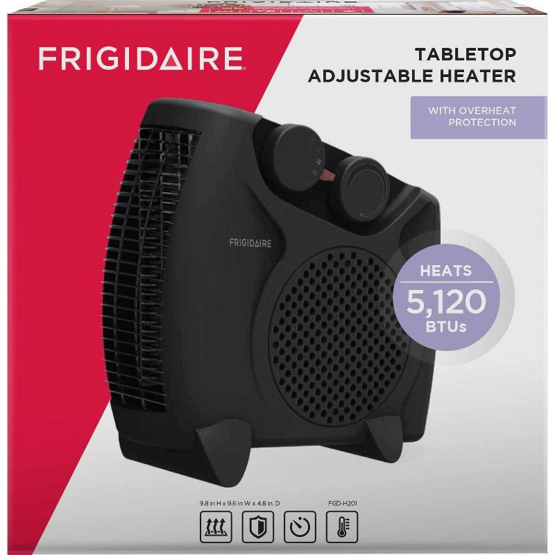 Frigidaire Adjustable Tabletop Heater Black