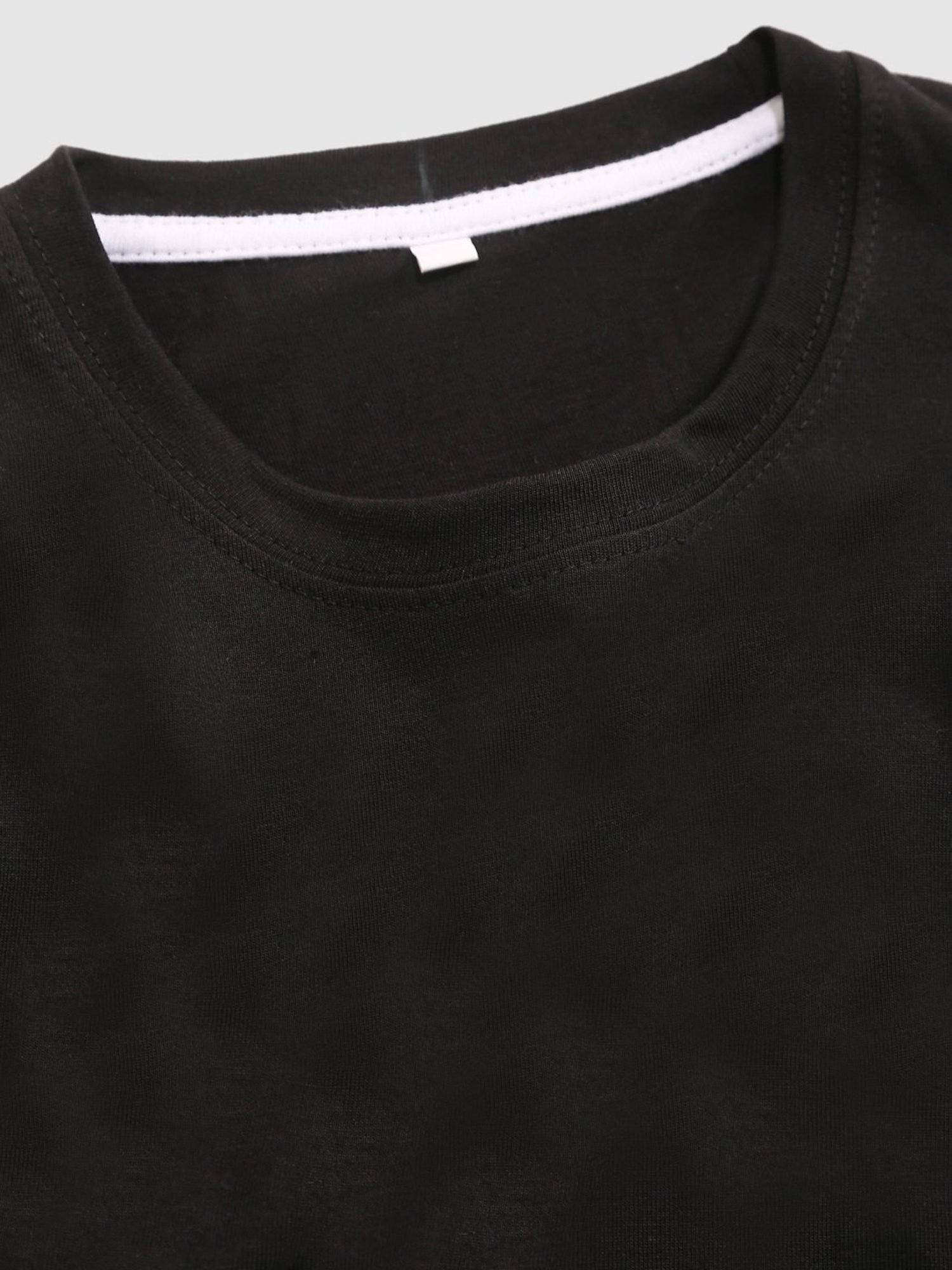 Kids Craft Black Cotton T-shirt