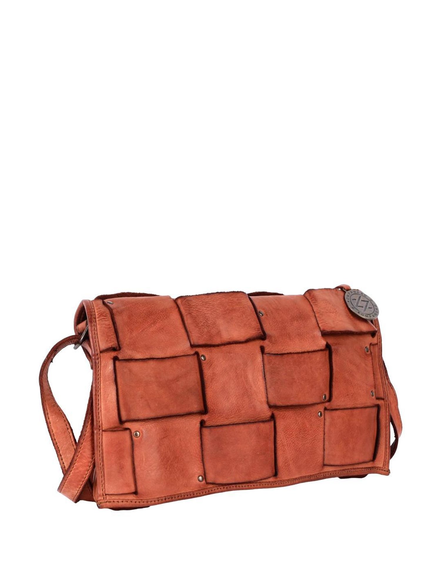 KOMPANERO Rochelle Tan Textured Sling Handbag