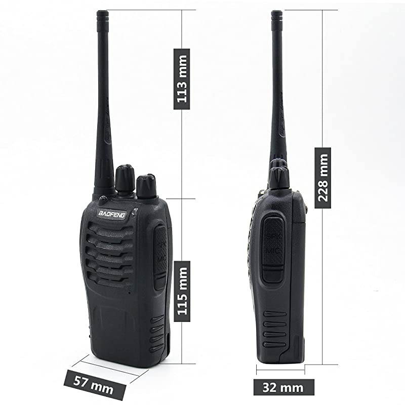 Walkie Talkie Earpiece Boom Mic Overhead Headphone with VOX PTT for Baofeng UV5R BF888S  H777 RT22 RT21 Two Way Radio 1 Pack