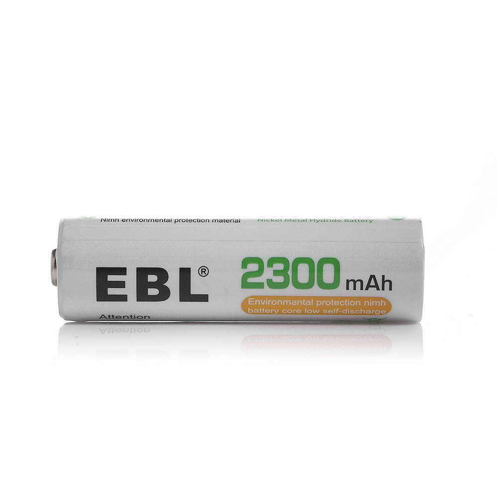 EBL 16 Pack 2300mAh AA Ni-MH Rechargeable Batteries, Battery Case Included