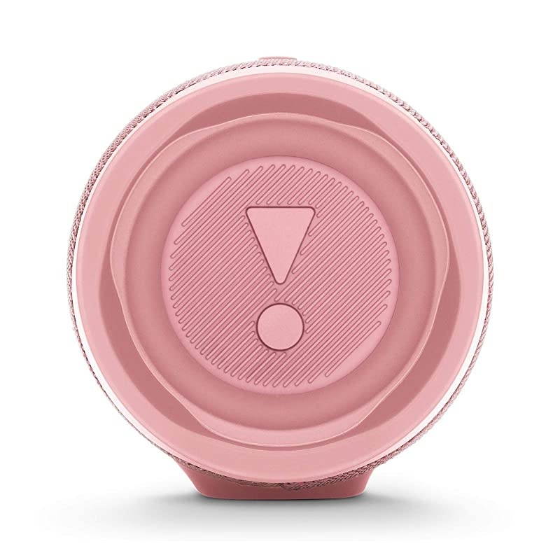 Charge 4 Portable Waterproof Wireless Bluetooth Speaker Bundle with divvi Charge 4 Protective Hardshell Case Pink