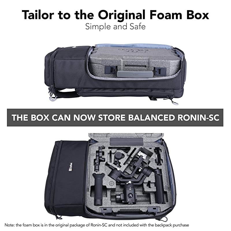 RS2 Travel Backpack for DJI RoninSC Mirrorless Camera Lens and Laptop MustHave Backpack for RoninSC