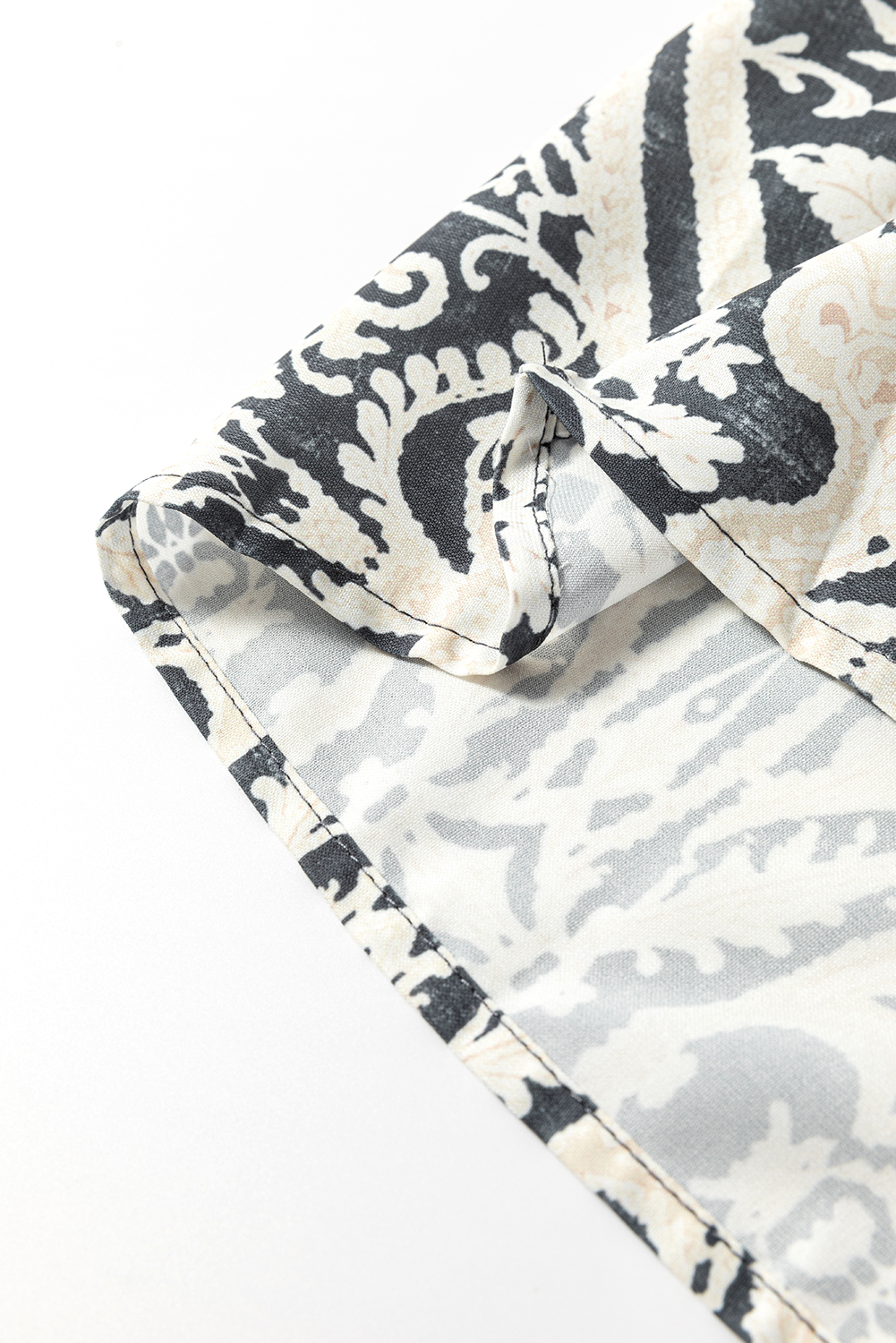 Dark Blue Plus Size Stitching Washed Flare Jeans