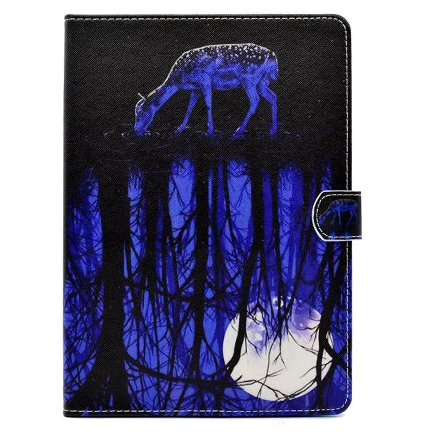 Artyond New iPad 9.7 2017/2018 Case,PU Leather Protective Case [Anti-slip Stripe] Smart Magnetic Cover With [Auto Wake/Sleep Feature] Soft TPU Card Slot Case For New iPad 9.7 2017/2018 (Deer)