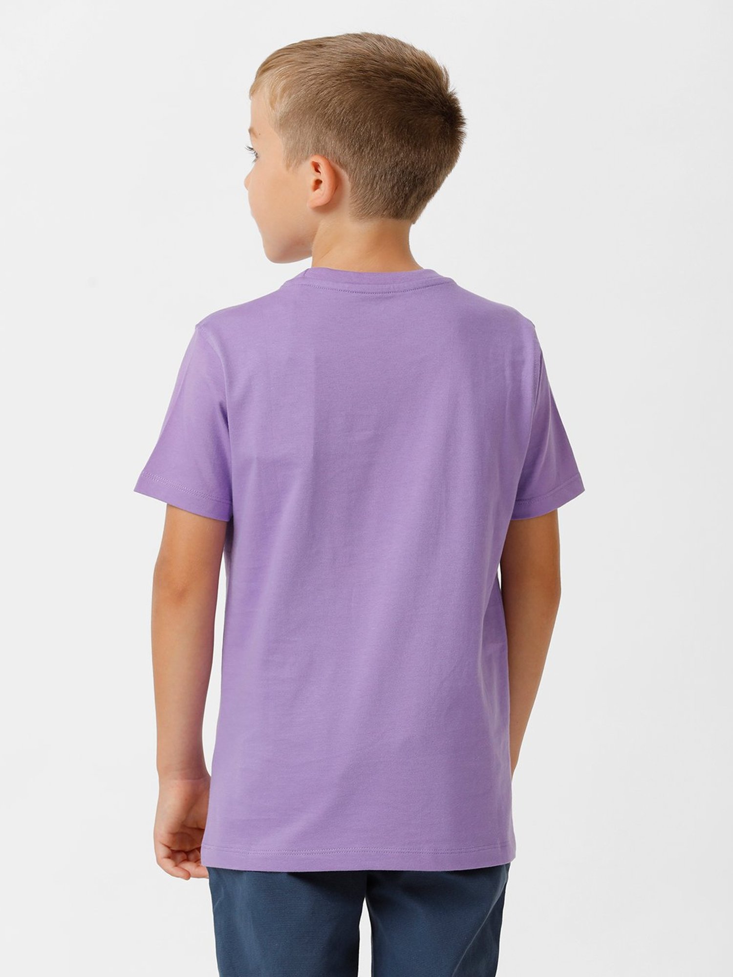Kate & Oscar Boys Purple Printed T-Shirt