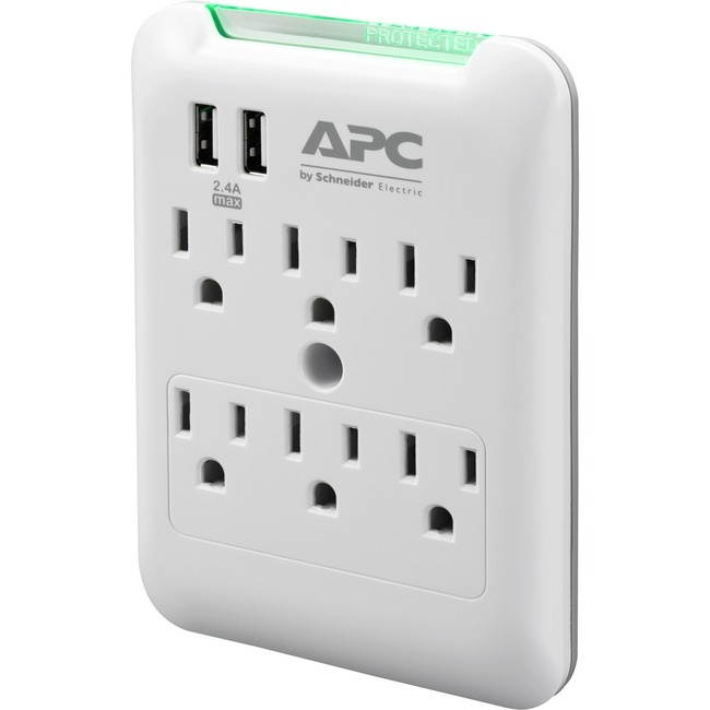 APC by Schneider Electric SurgeArrest Essential 6-Outlet Surge Suppressor/Protector