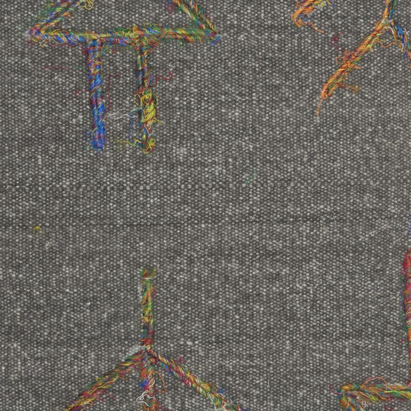 Life Styles GT649 Charcoal 18" x 18"