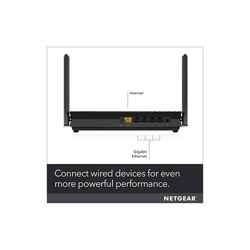 4Stream Wifi 6 Router RAX15 AX1800 Wireless Speed Up to 18Gbps | Up to 1500 sq ft Coverage amp 20+ Devices | Ideal for iPhone 11 Samsung Galaxy S20
