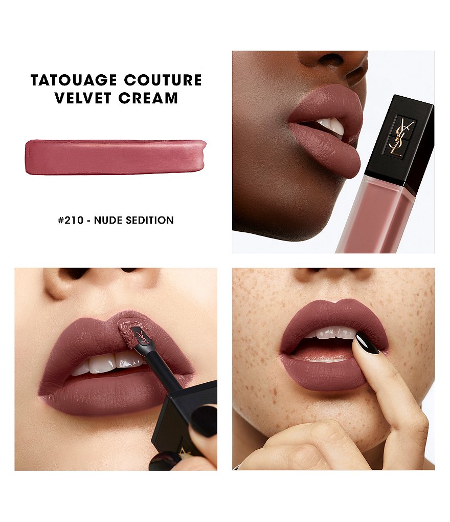 Yves Saint Laurent Beaute Tatouage Couture Velvet Cream Liquid Lipstick