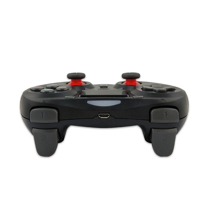 Rubberized Wireless Game Controller Bluetooth Handle for PS4 Host