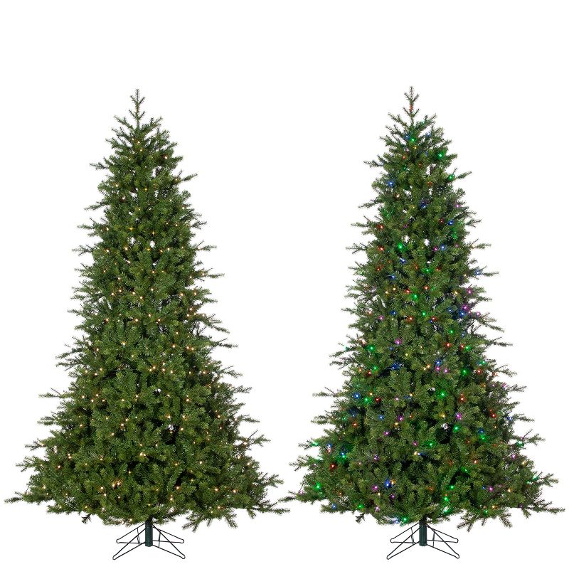 Sterling  7.5Ft. Remote Enabled Natural Cut Coastal Pine with 504 RGB Color Changing Lights and Power Pole Technology