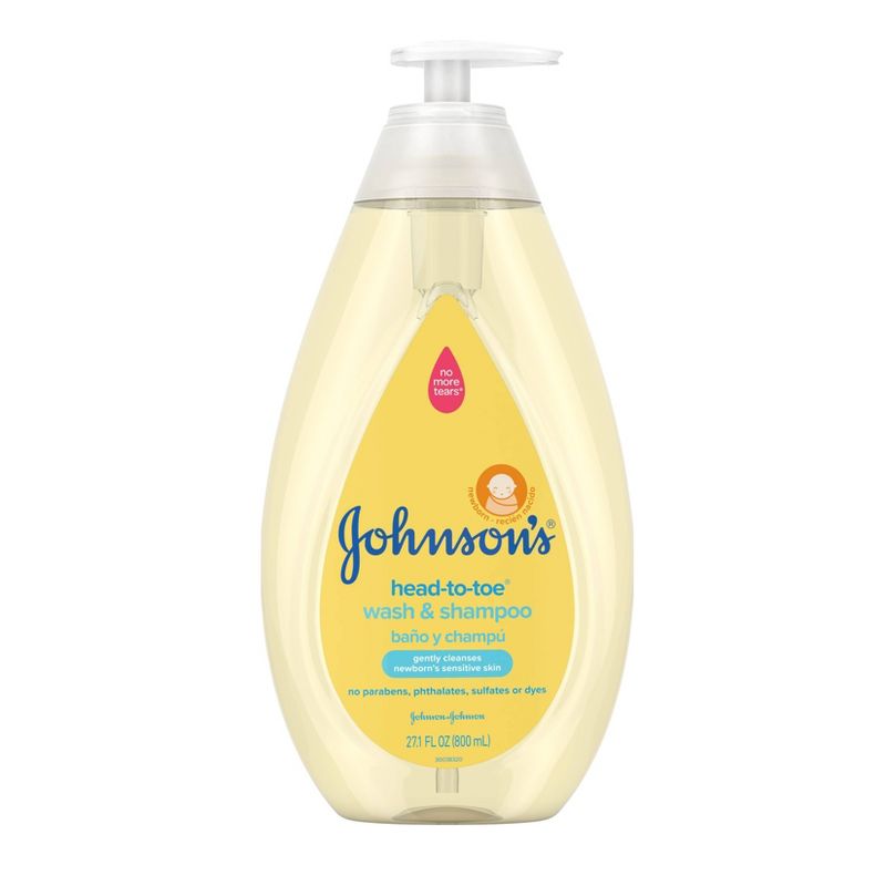 Johnson's Head-To-Toe Baby Wash and Shampoo - 27.1 fl oz