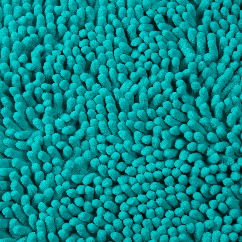 2pc Solid Memory Foam Shag Bath Mat Set Seafoam - Yorkshire Home