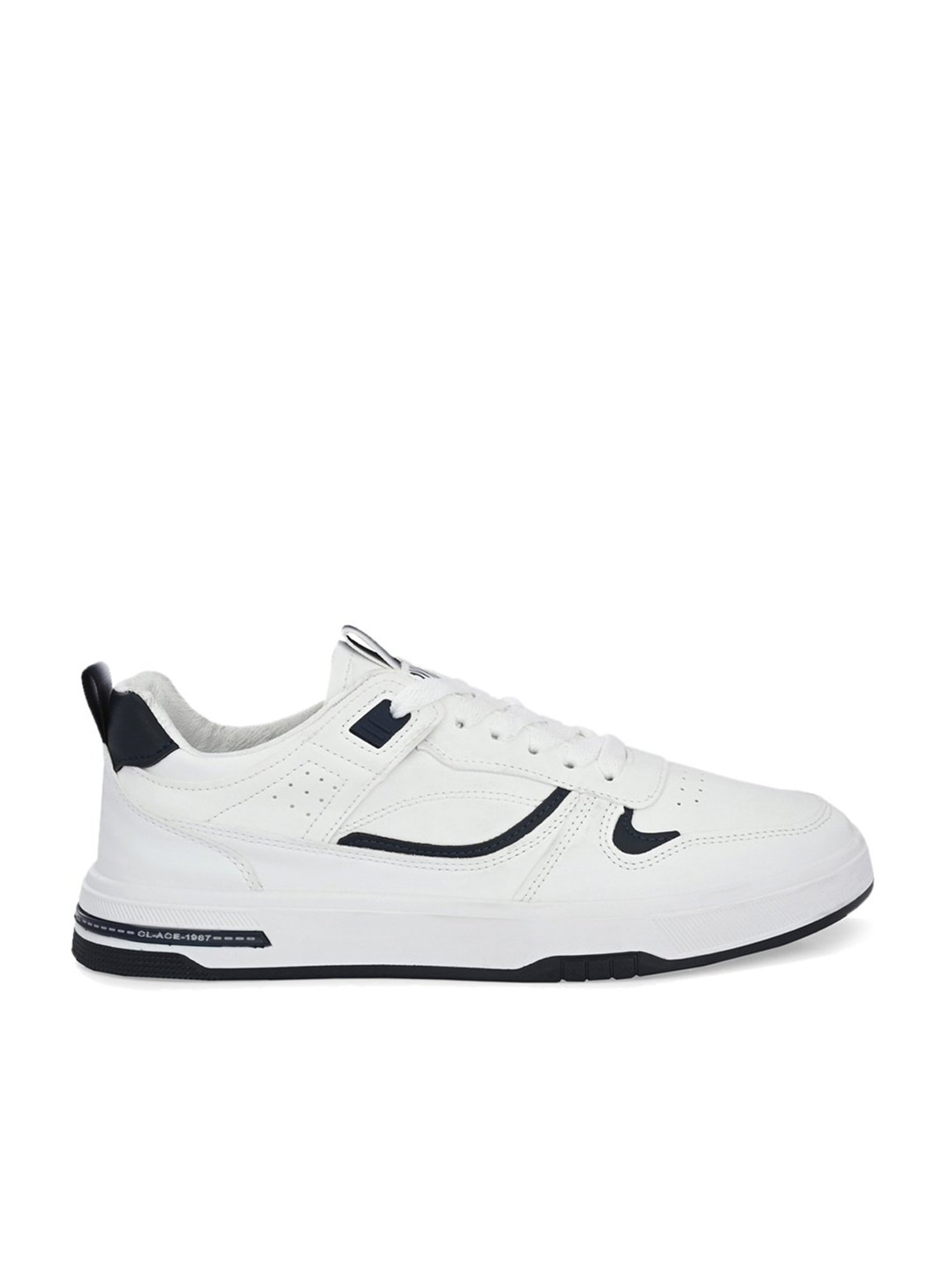 Spykar Men's Serge White Casual Sneakers