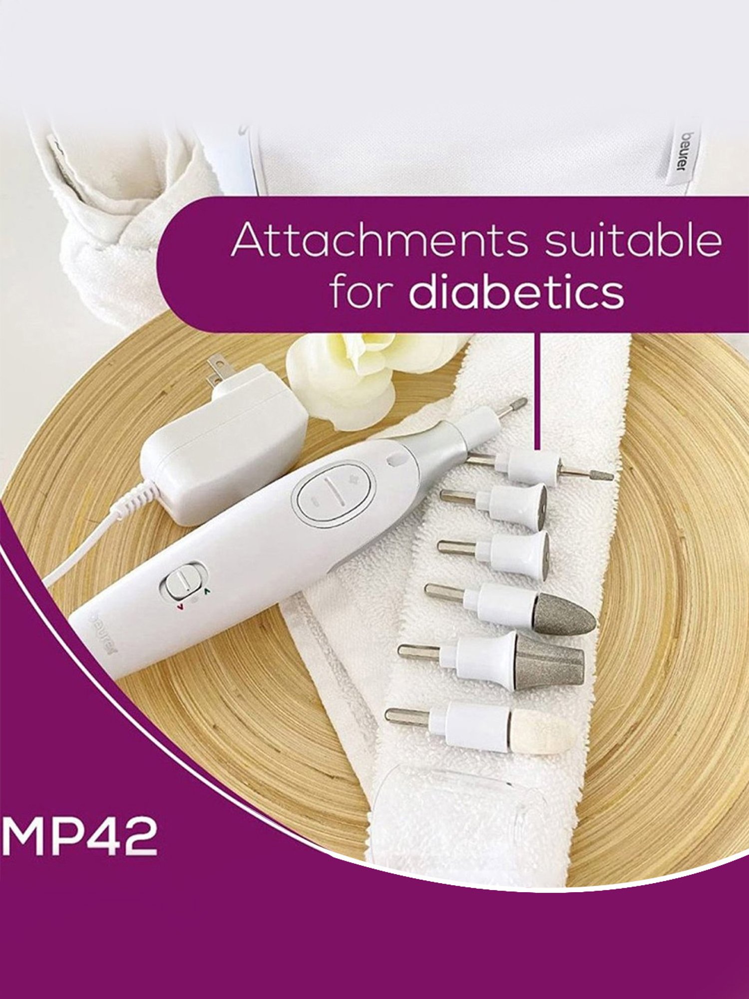 Beurer MP 42 Manicure and Pedicure Set (White)