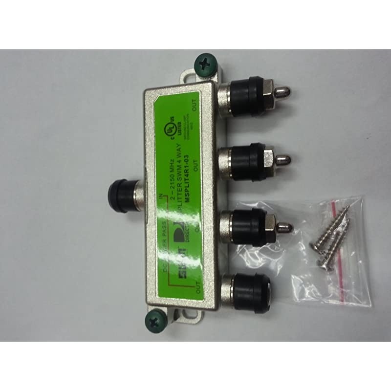 MSPLIT4R1-03 Approved WNC 4-Way Wide Band SWM Splitter