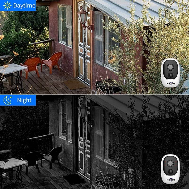 Outdoor Battery Camera,Wireless Security Camera,Rechargeable Battery Powered,WiFi Camera,Night Vision,1080P Video with Motion Detection, 2-Way Audio,IP65 Waterproof, CloudEdge Cloud Storage