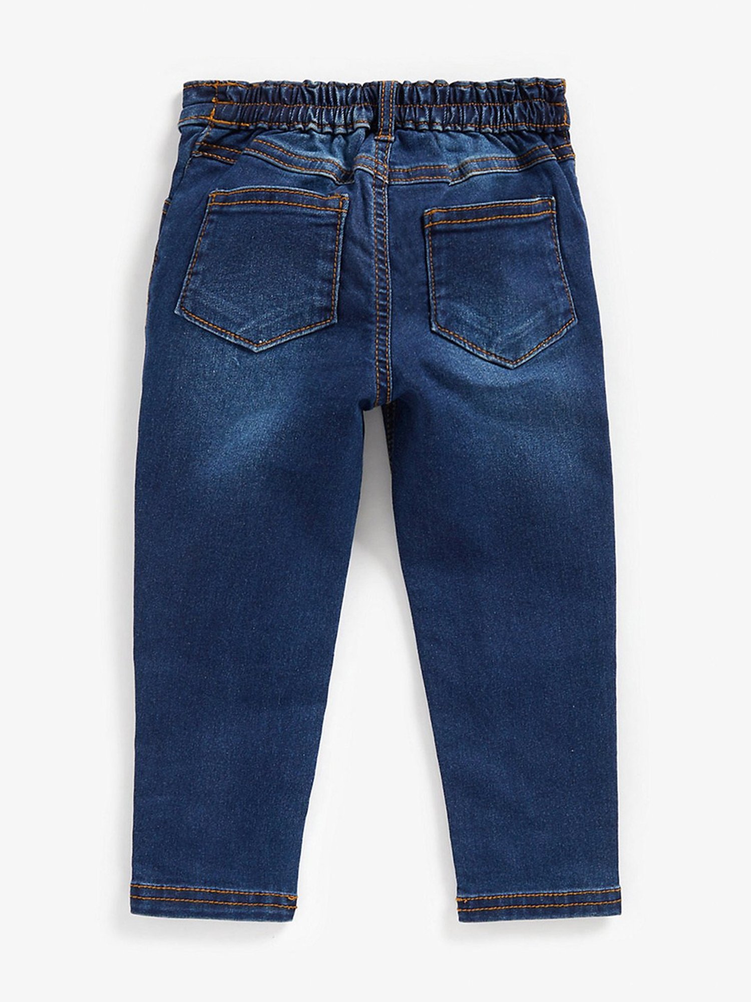 Mothercare Kids Blue Solid Jeggings