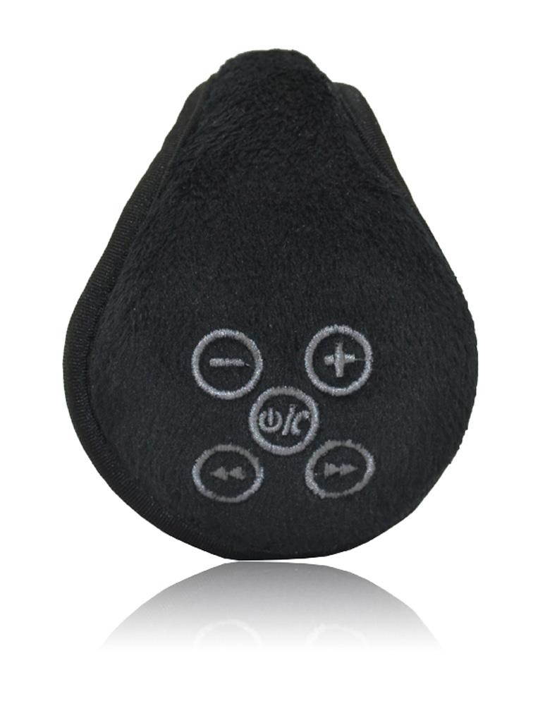 Bluetooth Wireless Headphone Fleece Earmuffs - Black