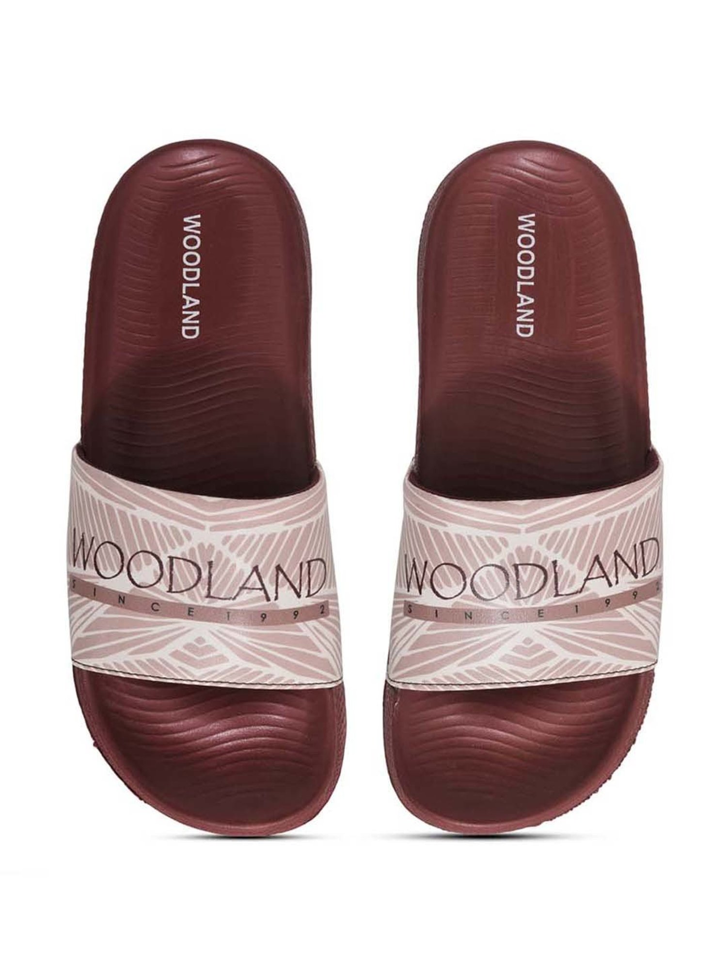Woodland Women's Maroon Slides