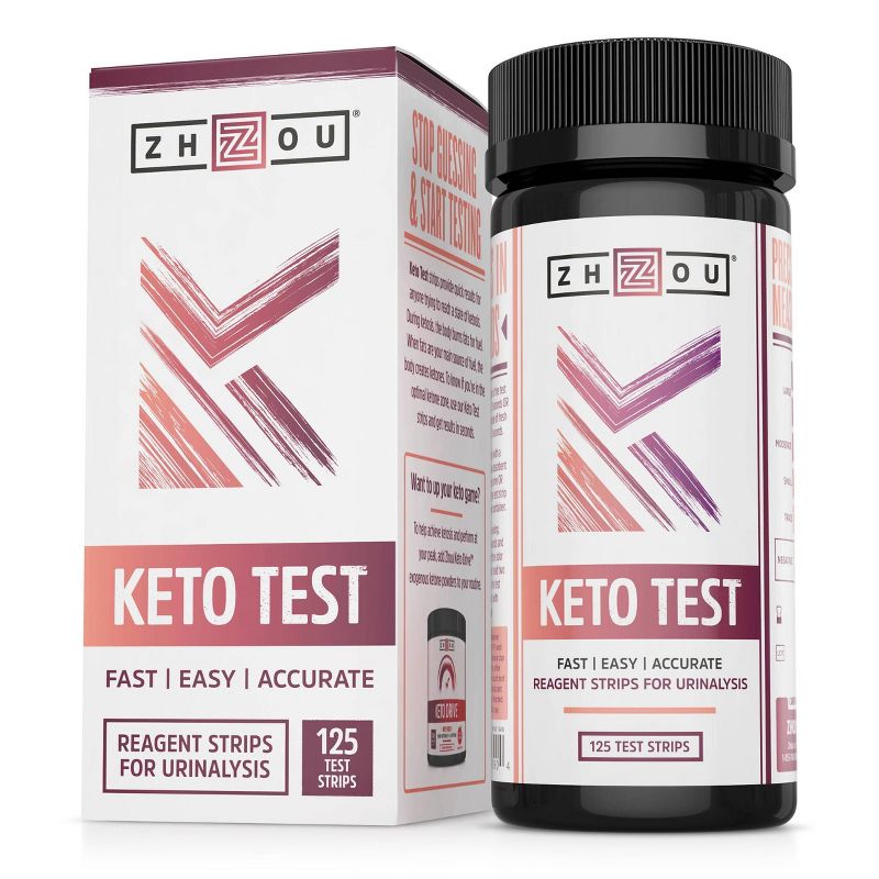 Zhou Keto Test Strips - 125ct