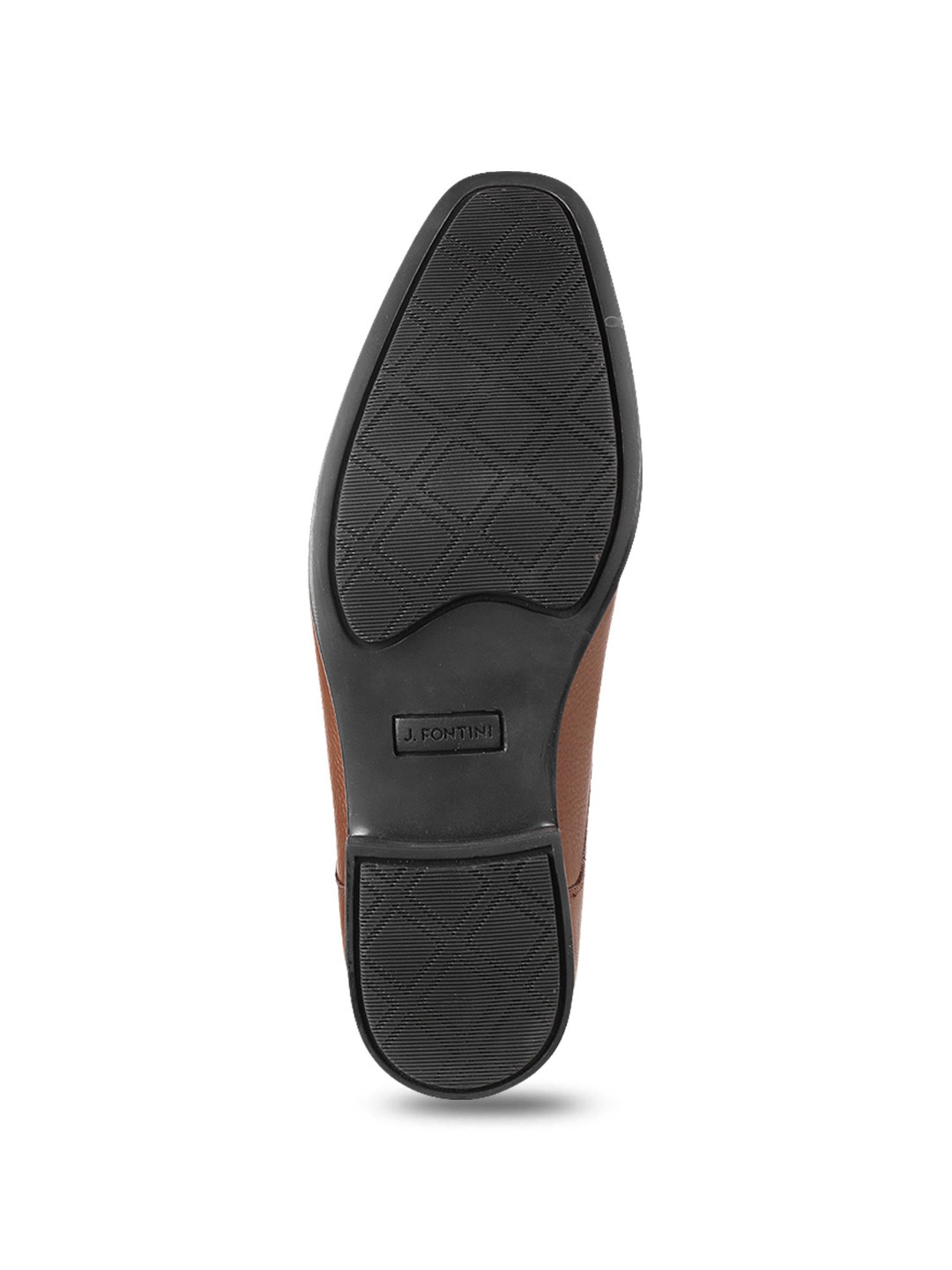 J. Fontini by Mochi Men's Tan Shoe Lace-up