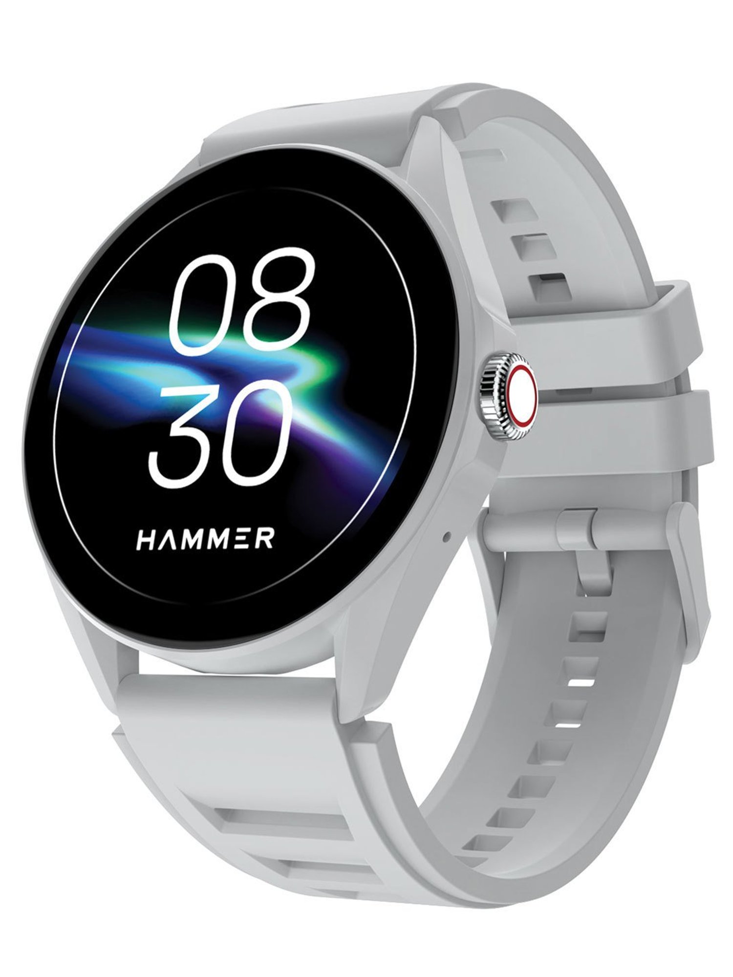 Hammer Cyclone 1.39 inch Round Dial Smartwatch with Calling Function (Ash Grey)