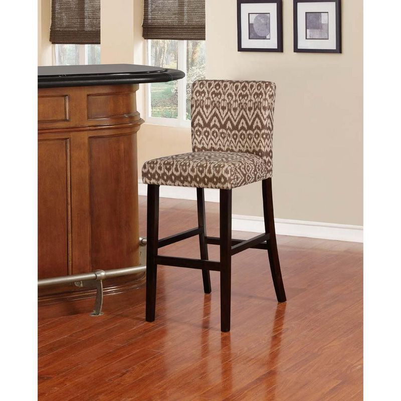 Linon Mller Ikat Coconut Bar Stool