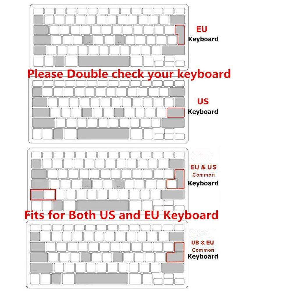 HRH Propellerhead Reason Shortcuts Hotkey Silicone Keyboard Cover Skin for MacBook Air 13,MacBook Pro13/15/17 (with or w/Out Retina Display, 2015 or Older Version)&Older iMac,USA and European Layout