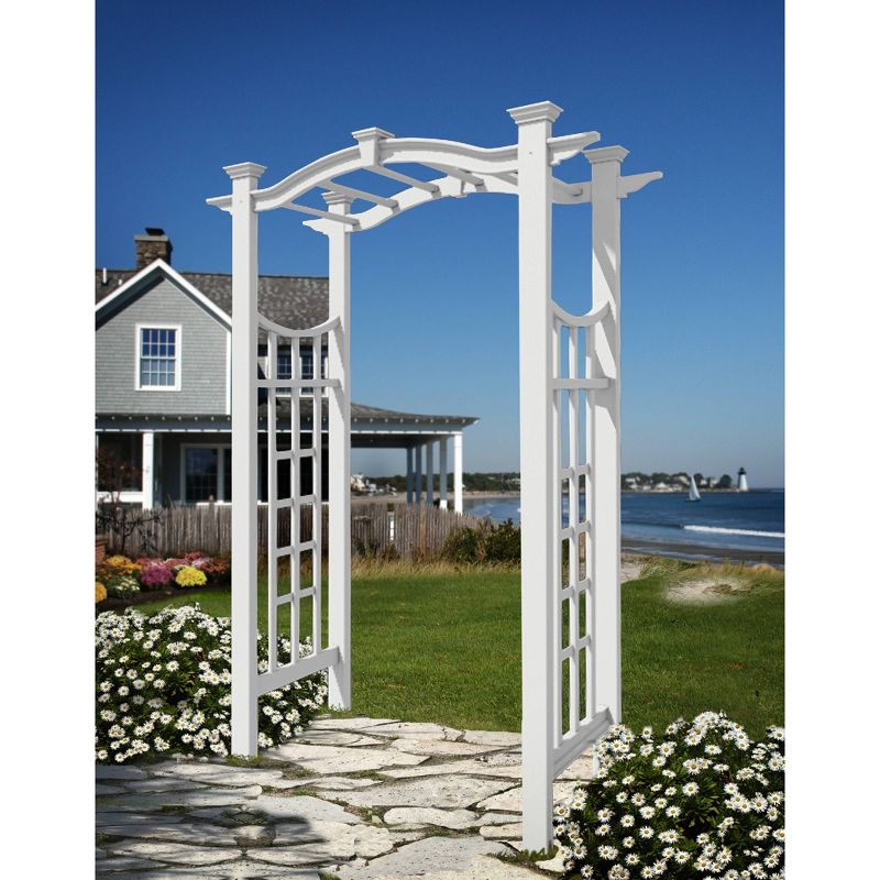 Florence 24" Vinyl Arbor - White - Vita