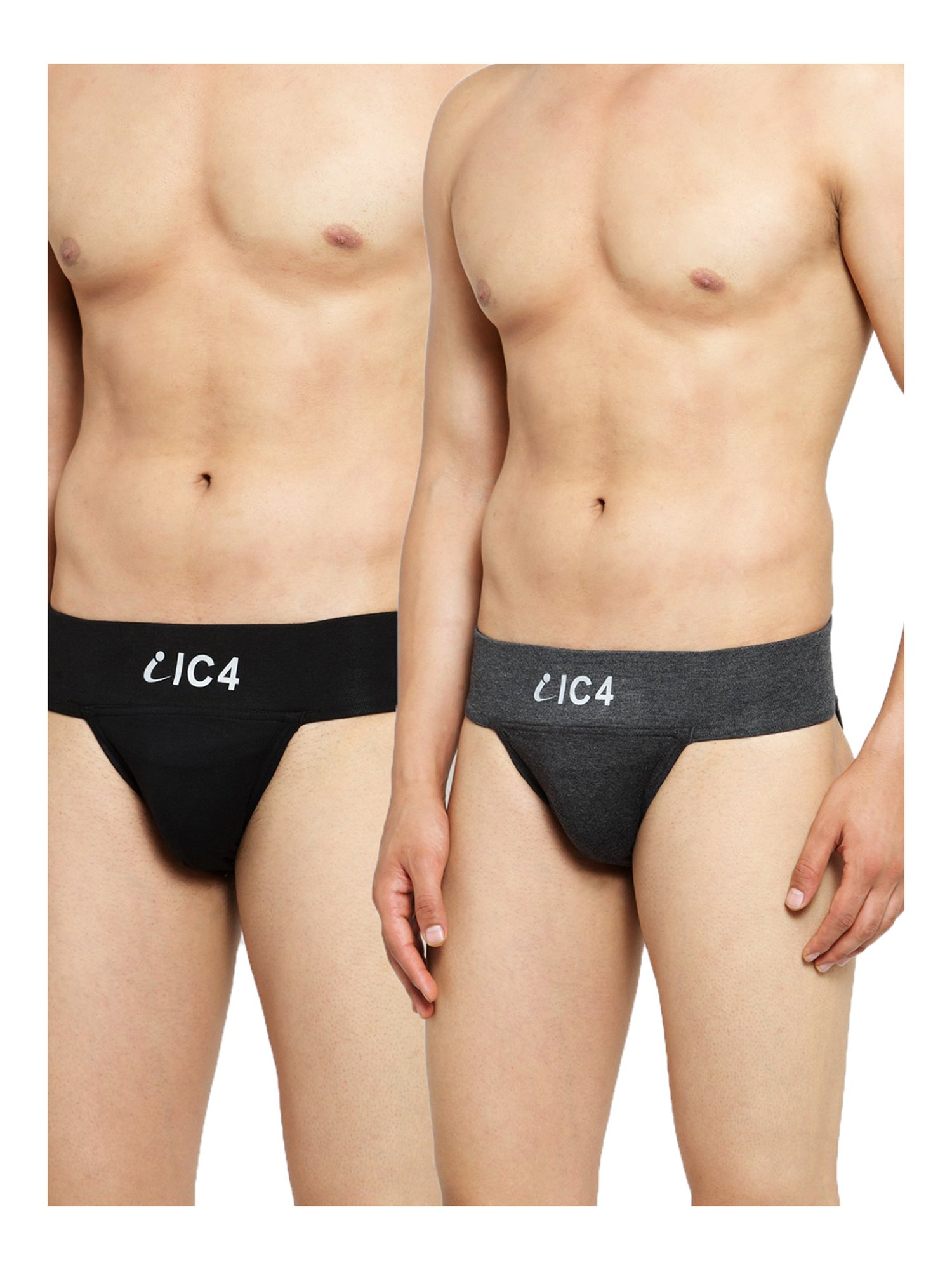 IC4 Black & Olive Briefs - Pack of 2