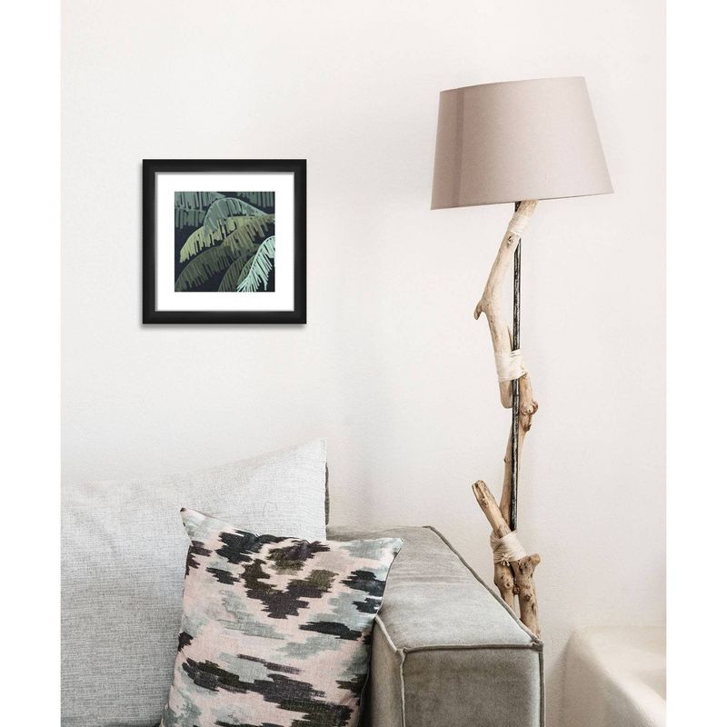 13" x 15" Matted to 2" Crossing Colors Picture Framed Black - PTM Images