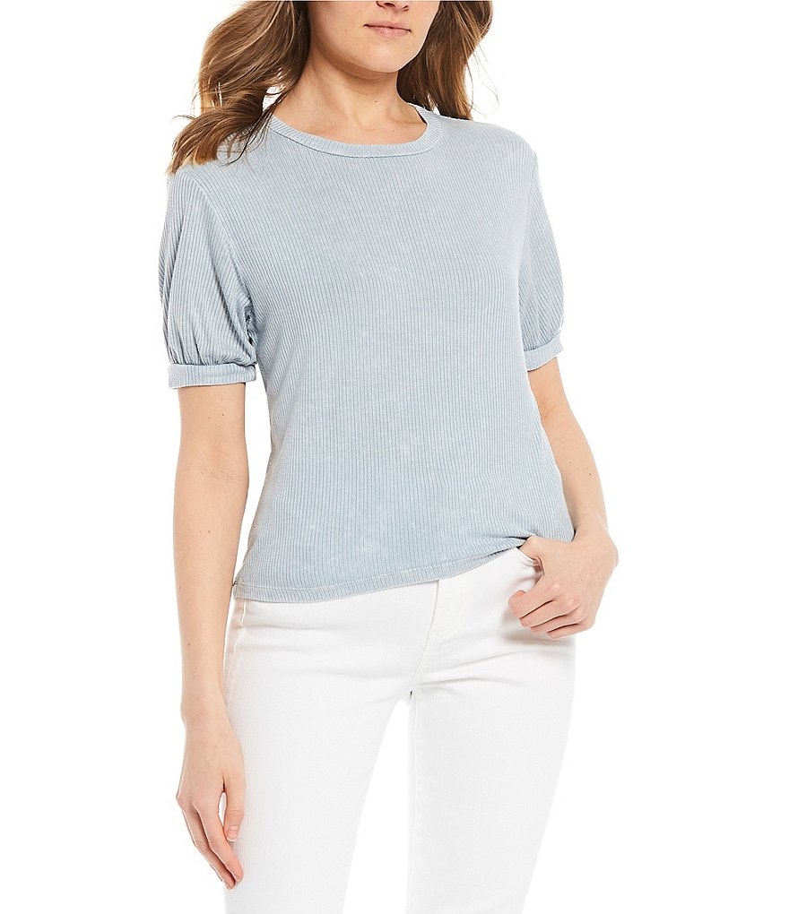 Good Luck Gem Short-Sleeve Mineral Washed Boxy Tee