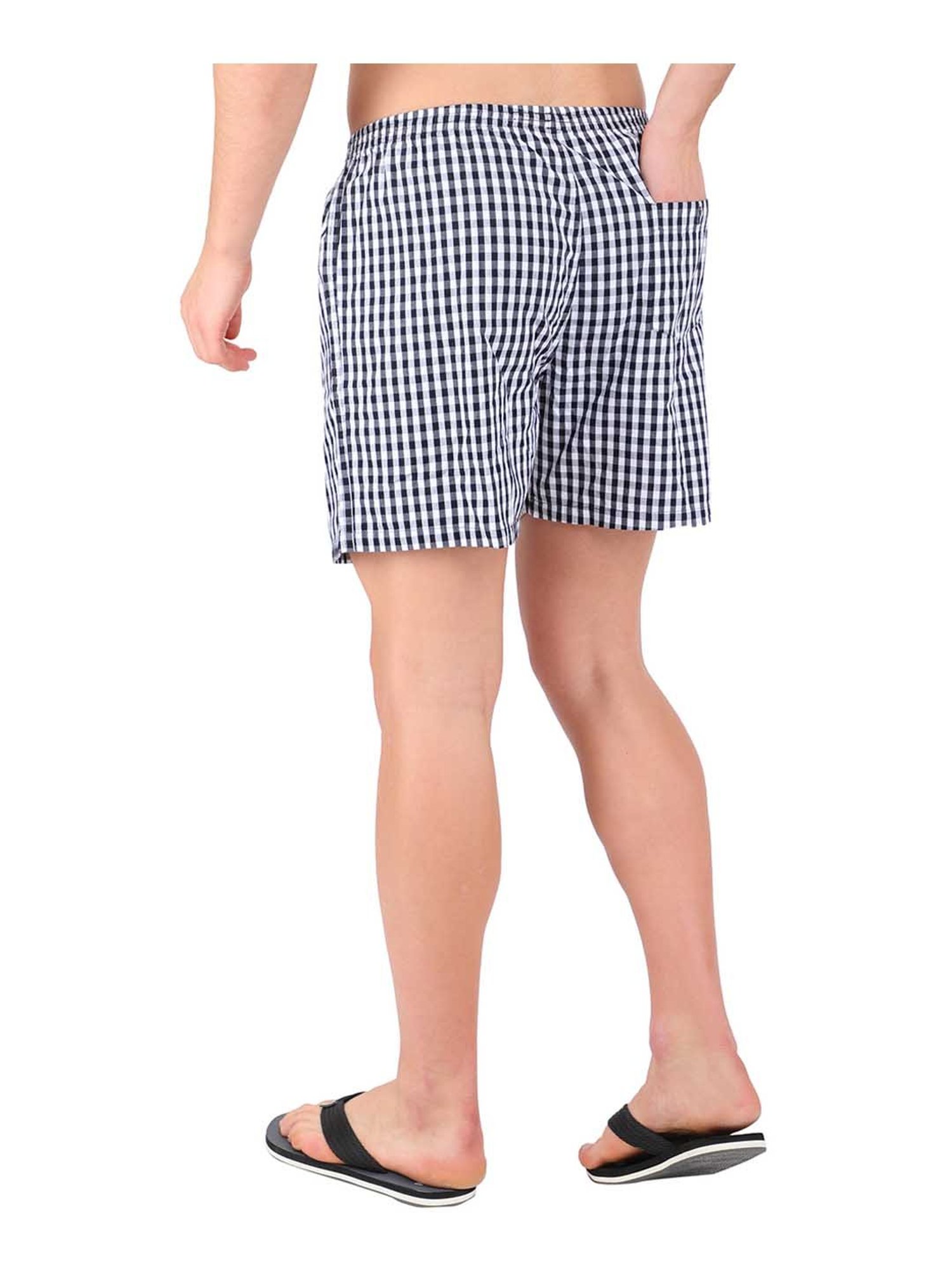 Woodland Black & White Regular Fit Boxers