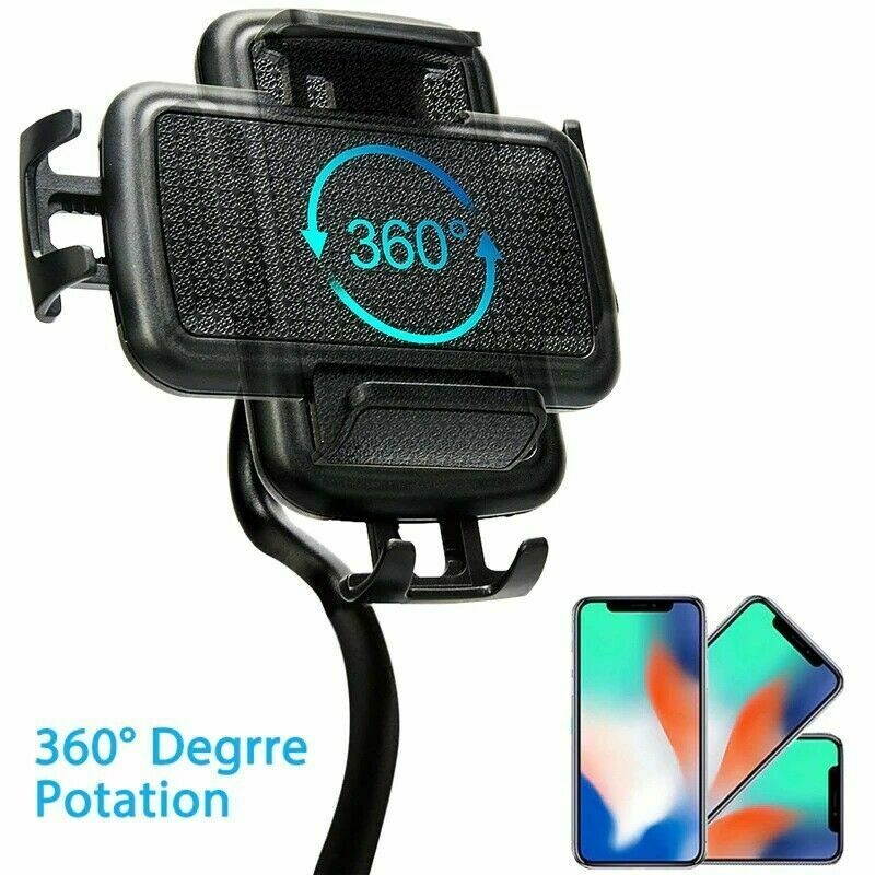 New Universal Car Mount Adjustable Gooseneck Cup Holder Cradle for Cell Phone US