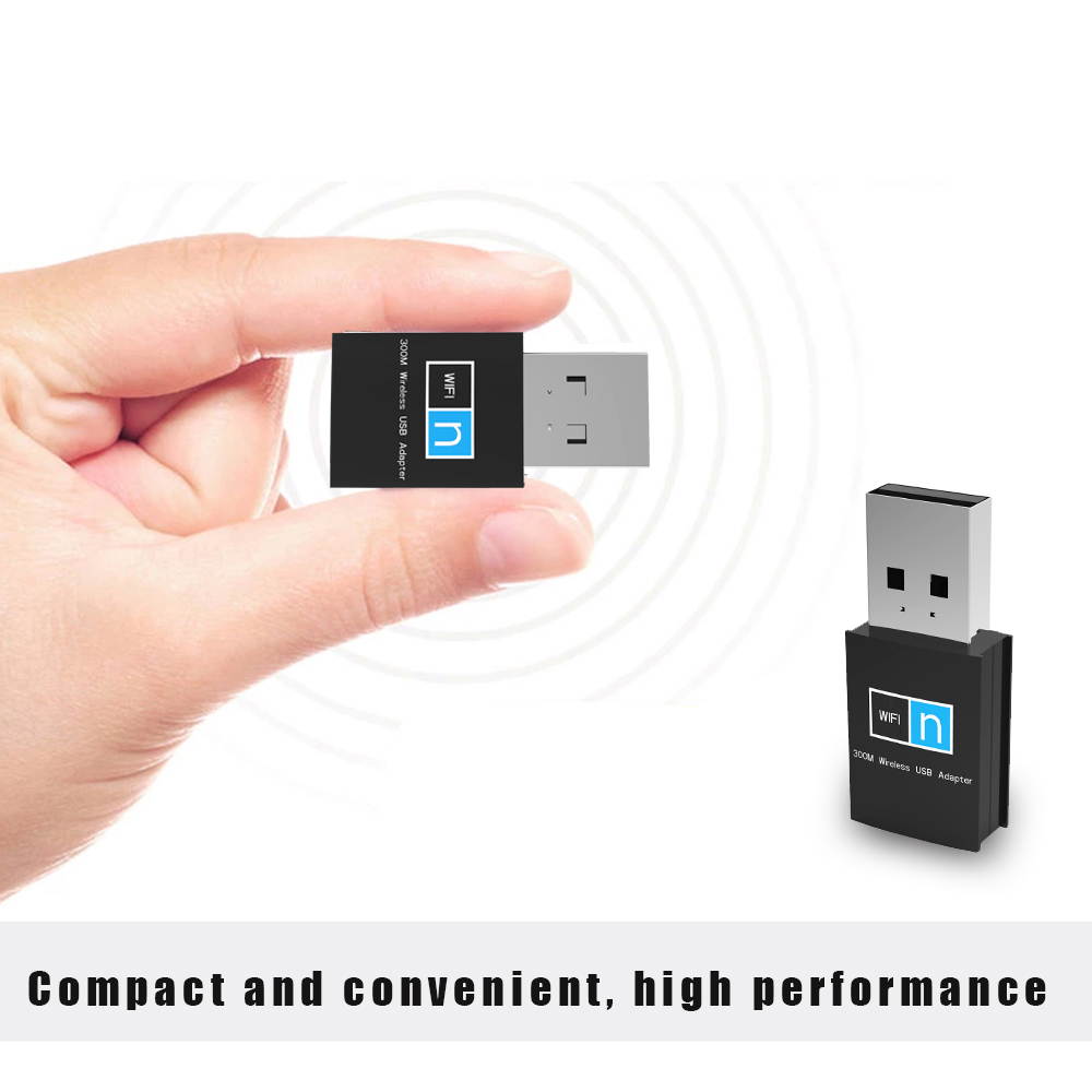 Top quality 300Mbps Mini USB 2.0 RTL8192 Wifi dongle Wireless LAN Network Card 802.11n/g/b wi fi Adapter wi-fi XC1289