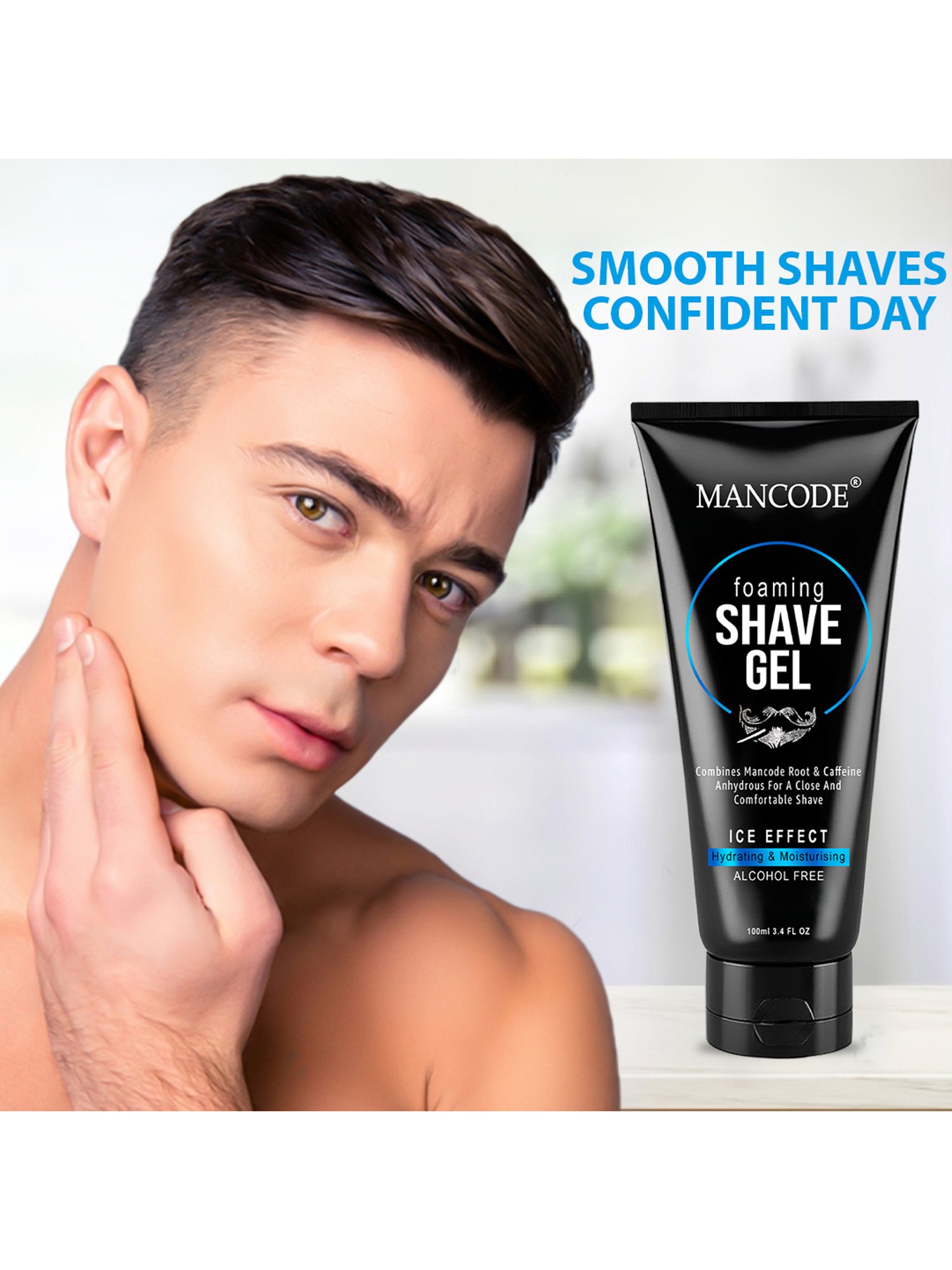 Mancode Foaming Shave Gel for Men - 100 ml