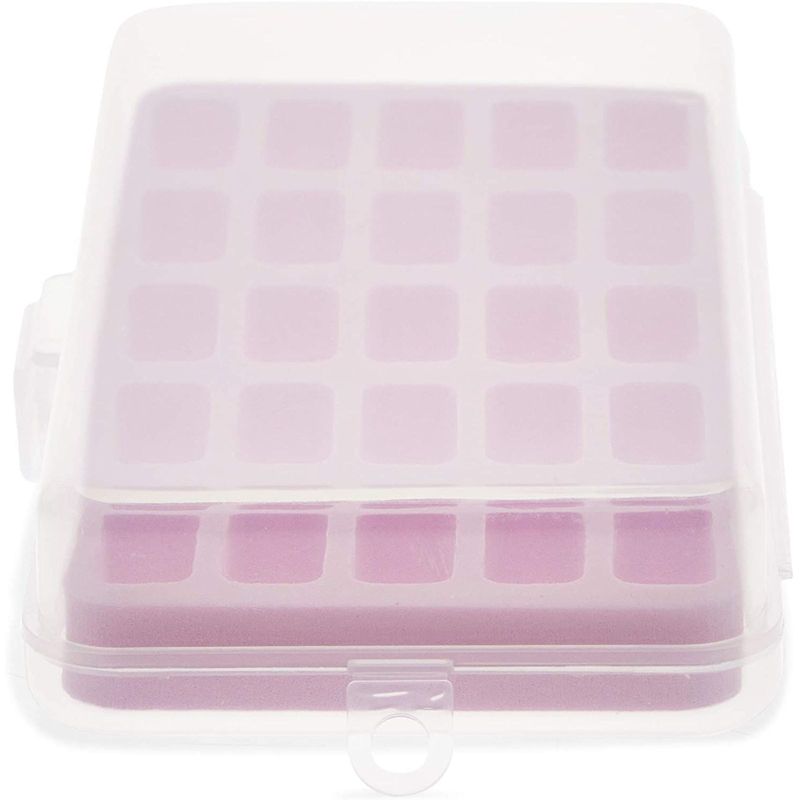 Bright Creations 3 Pack Bobbins Organizer with EVA Cushion for Sewing, 30 Grids (7.15 x 3.5 x 1.15 in)